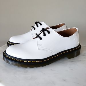 Dr. Martens 1461 White Patent Leather Oxfords Women's US Size 8